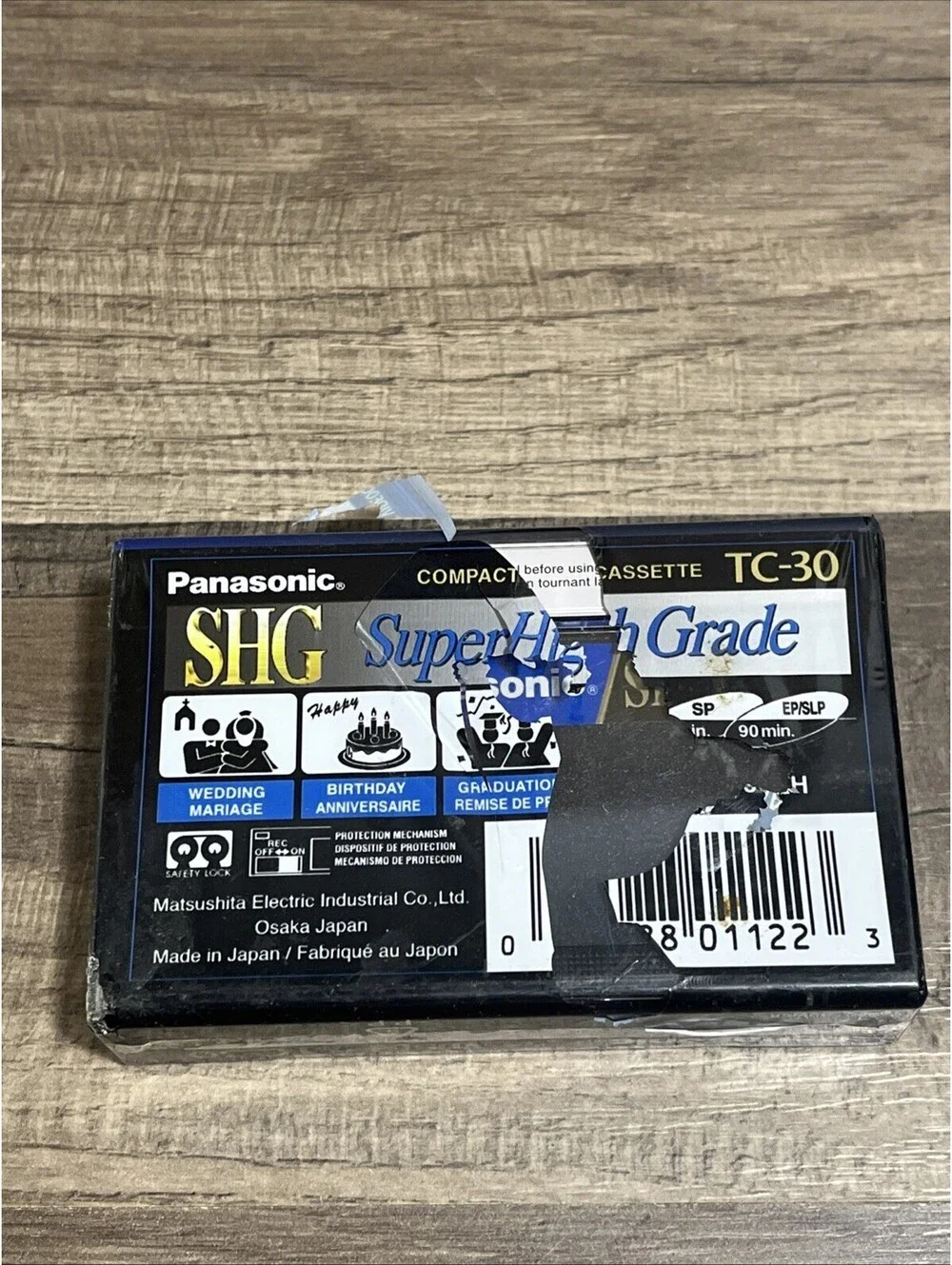 NEW ✅ Panasonic TC-30 VHS-C Super High Grade 90Min Video Camera Tape ✅ Sealed